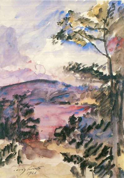 Walchensee, atmosfera serale da Lovis Corinth